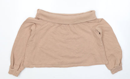Womens UK Size 12 ASOS Beige Pullover Sweatshirt