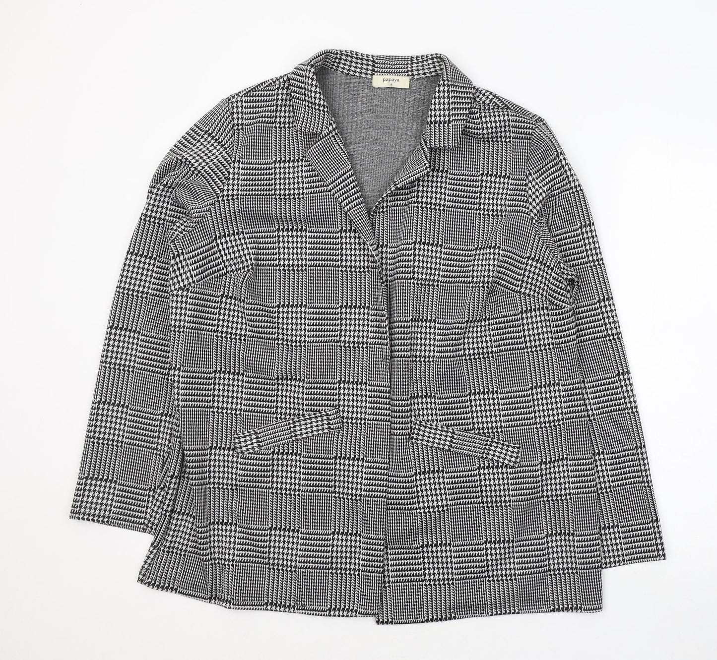Womens UK Size 12 Papaya Black Jacket
