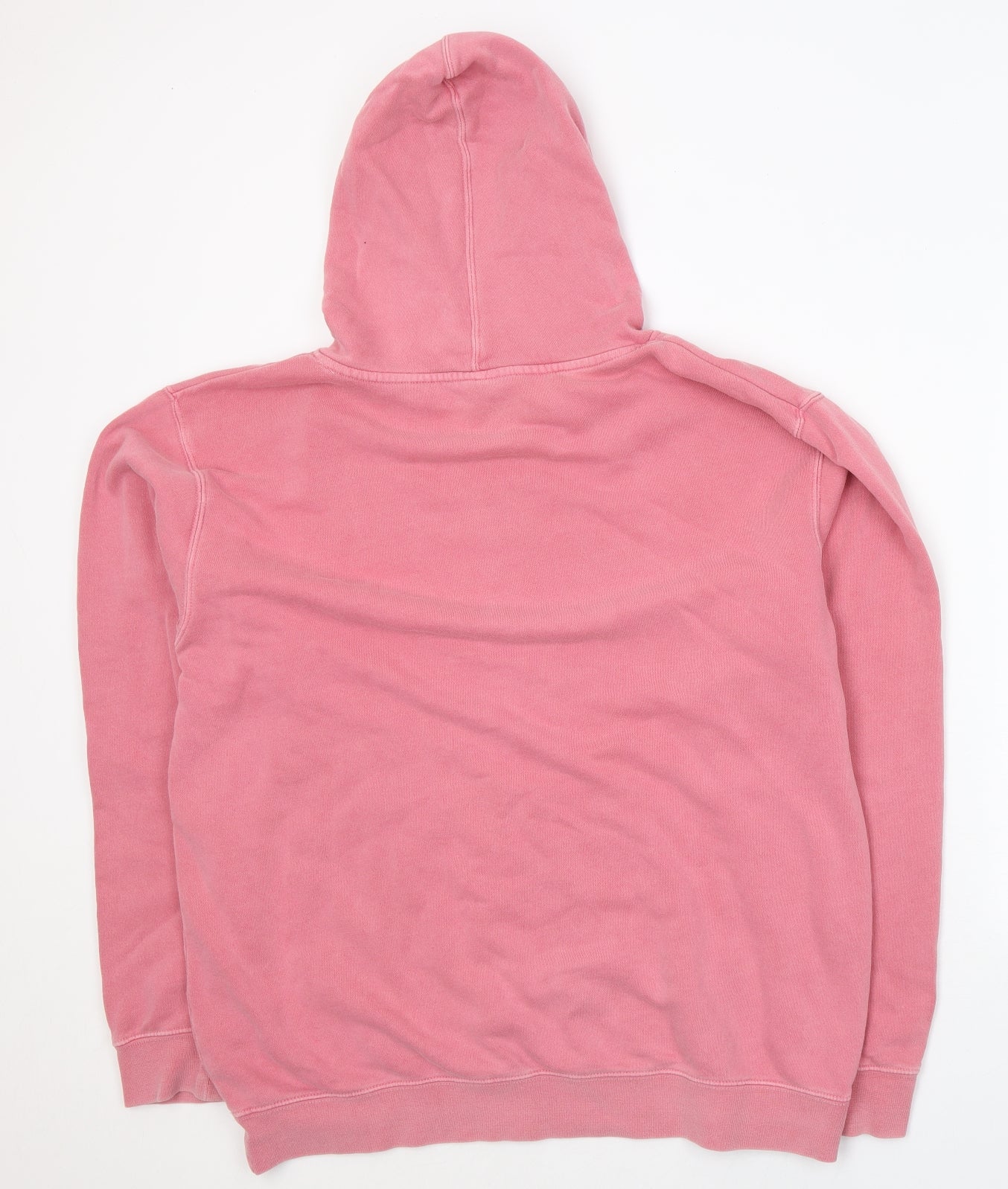 Independent Trading Company Womens Pink  Cotton Pullover Hoodie Size L  Pullover - David's Vlog
