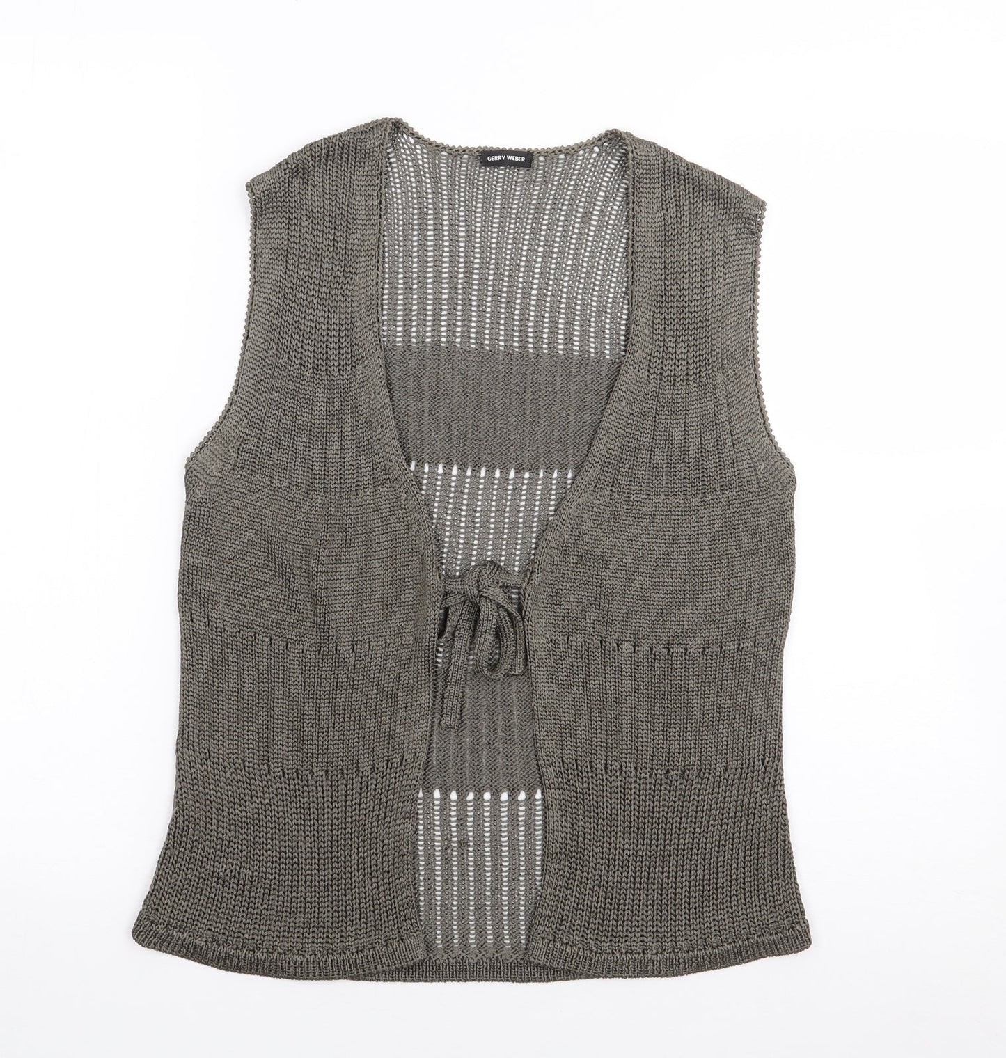 Womens UK Size 12 Gerry Weber Green Cardigan Jumper