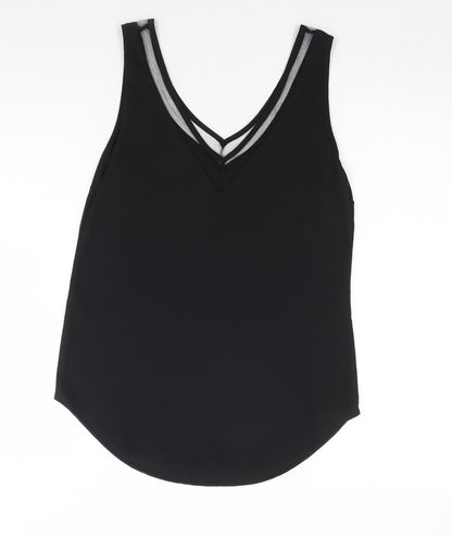 Womens UK Size 6 ASOS Black Jersey Tank