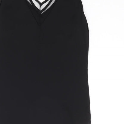 Womens UK Size 6 ASOS Black Jersey Tank
