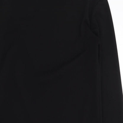 ASOS Womens Black  Polyester Shift  Size 6  Crew Neck Pullover