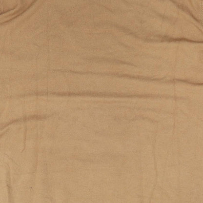 Evis  Womens Brown Crew Neck  Viscose Pullover Jumper Size L