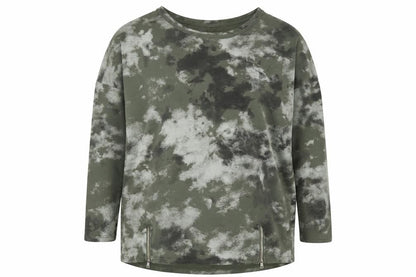 Gerard Womens Green Geometric 100% Cotton Pullover Sweatshirt Size M  Pullover