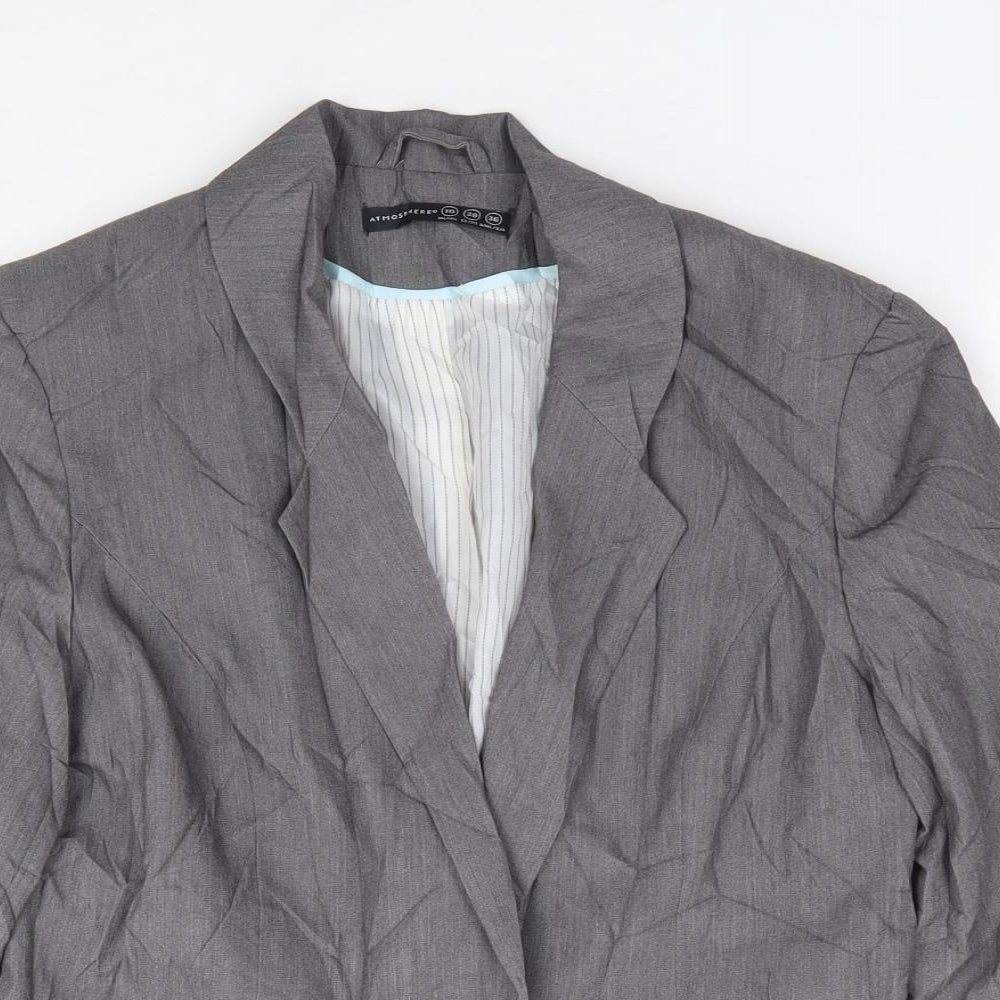 Primark Womens Grey  Polyester Jacket Suit Jacket Size 10