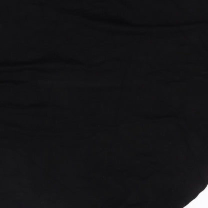 Paramour Womens Black V-Neck  Viscose Cape Jumper One Size