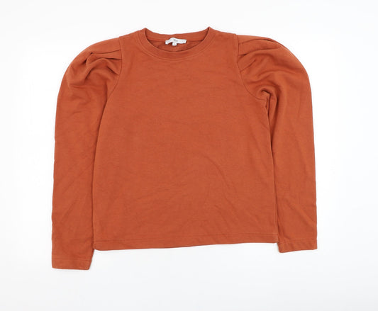 Womens UK Size XS NEXT Orange Pullover Sweatshirt
