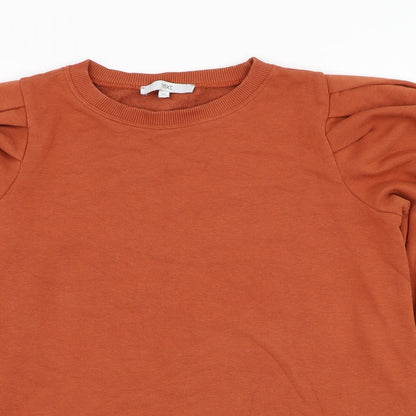 Womens UK Size XS NEXT Orange Pullover Sweatshirt
