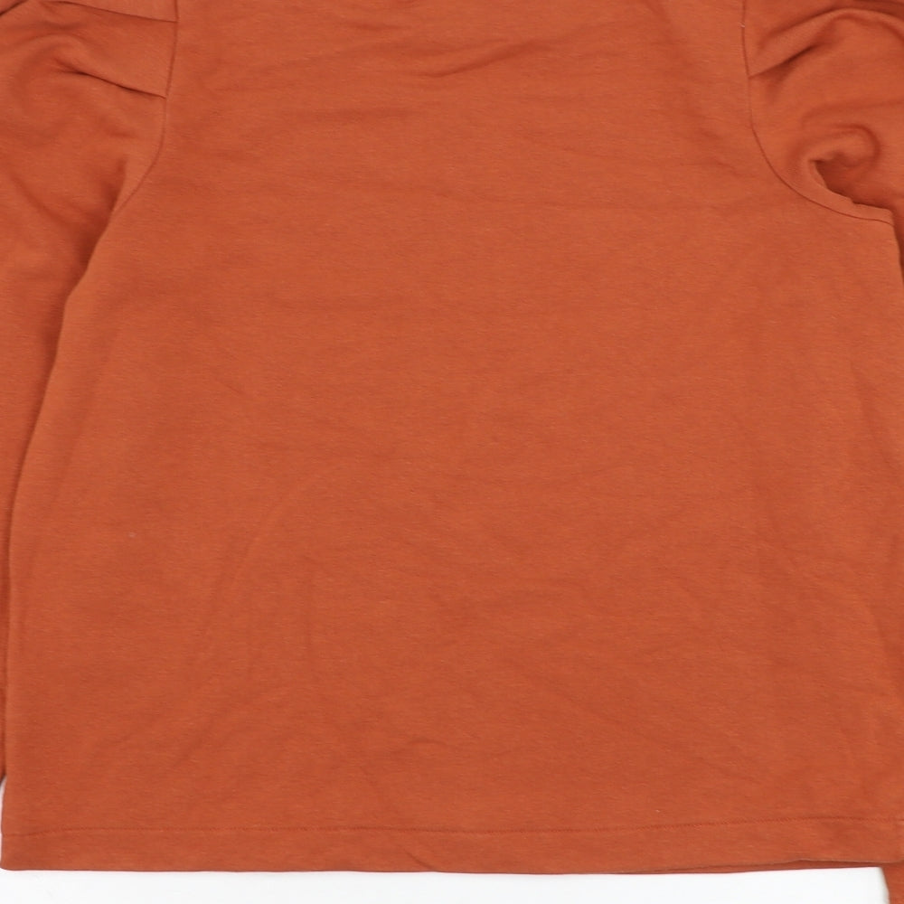 Womens UK Size XS NEXT Orange Pullover Sweatshirt