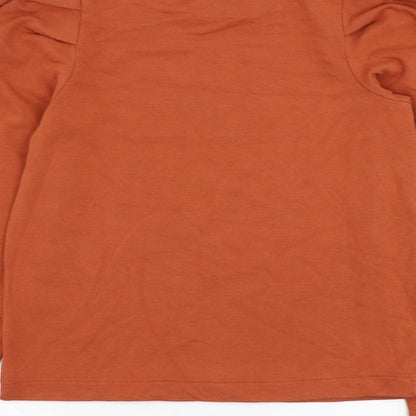 Womens UK Size XS NEXT Orange Pullover Sweatshirt