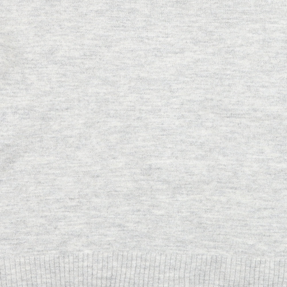 Womens UK Size M Dunnes Stores Grey Cardigan Jumper
