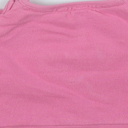 F&F Girls Pink  Cotton Pullover Jumper Size 0-3 Months
