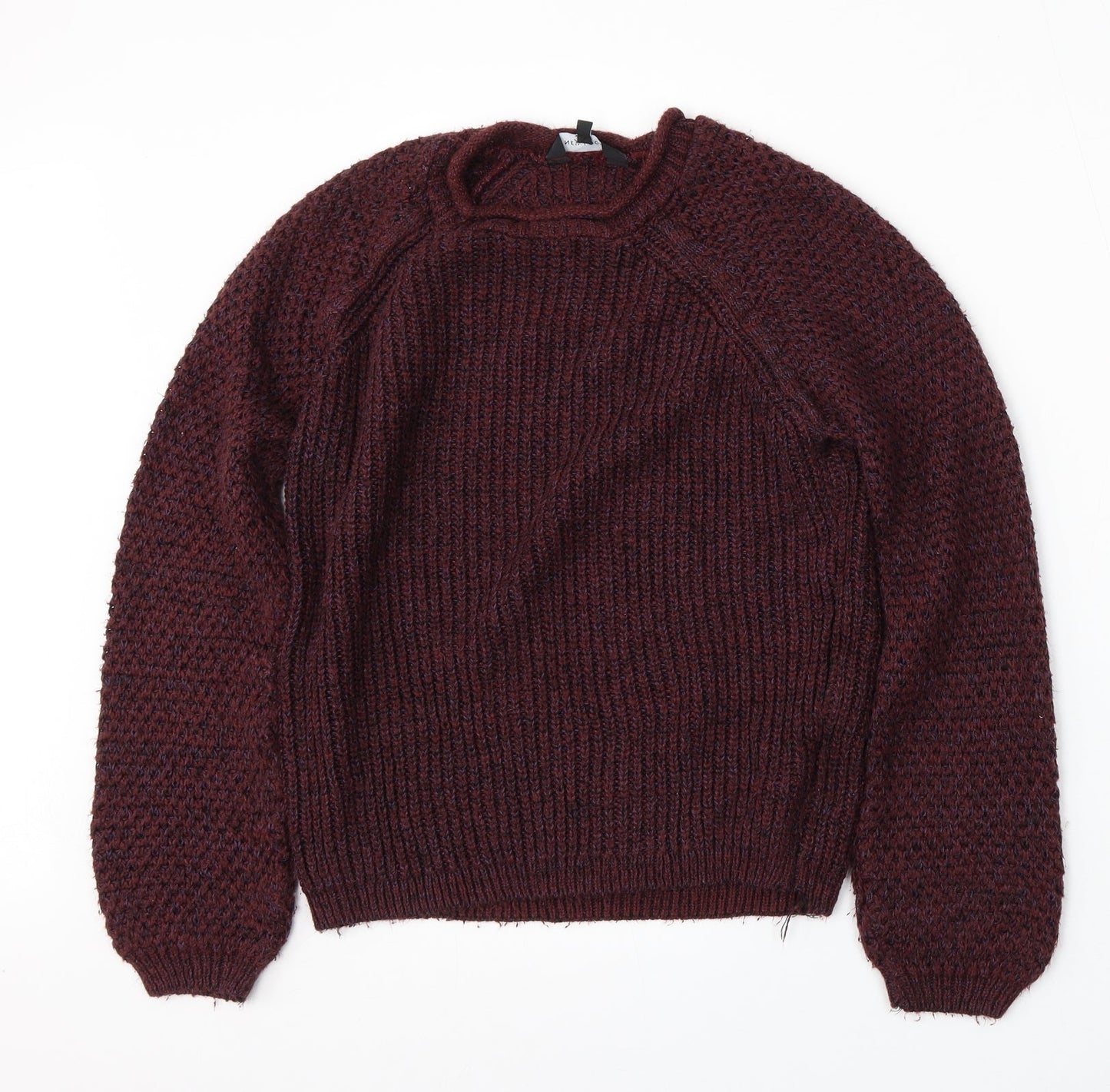 Womens UK Size 8 New Look Red Pullover Jumper