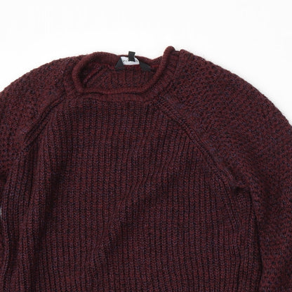 Womens UK Size 8 New Look Red Pullover Jumper