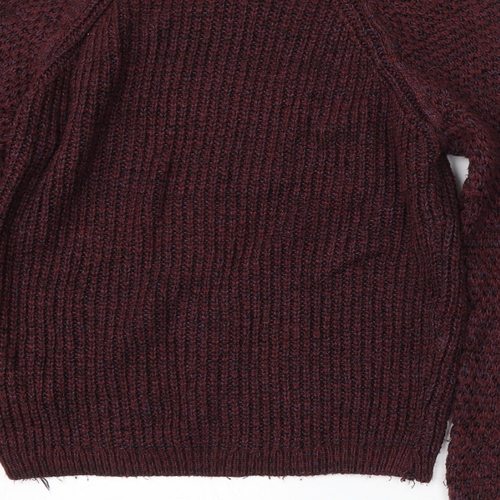 Womens UK Size 8 New Look Red Pullover Jumper