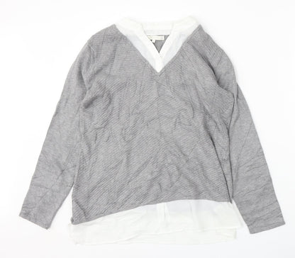 Womens UK Size 12 Lakeland Grey Pullover Jumper