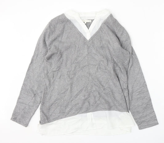 Womens UK Size 12 Lakeland Grey Pullover Jumper