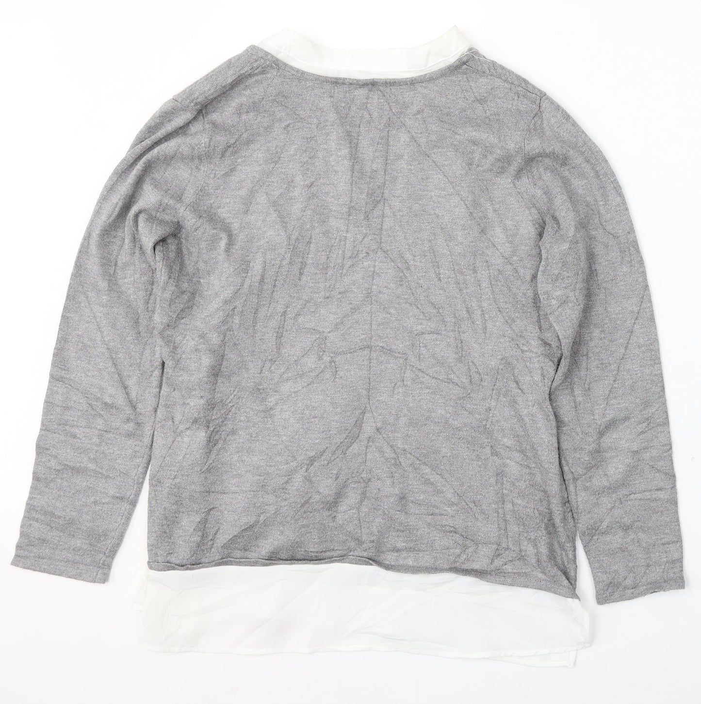 Womens UK Size 12 Lakeland Grey Pullover Jumper