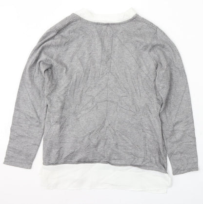 Womens UK Size 12 Lakeland Grey Pullover Jumper