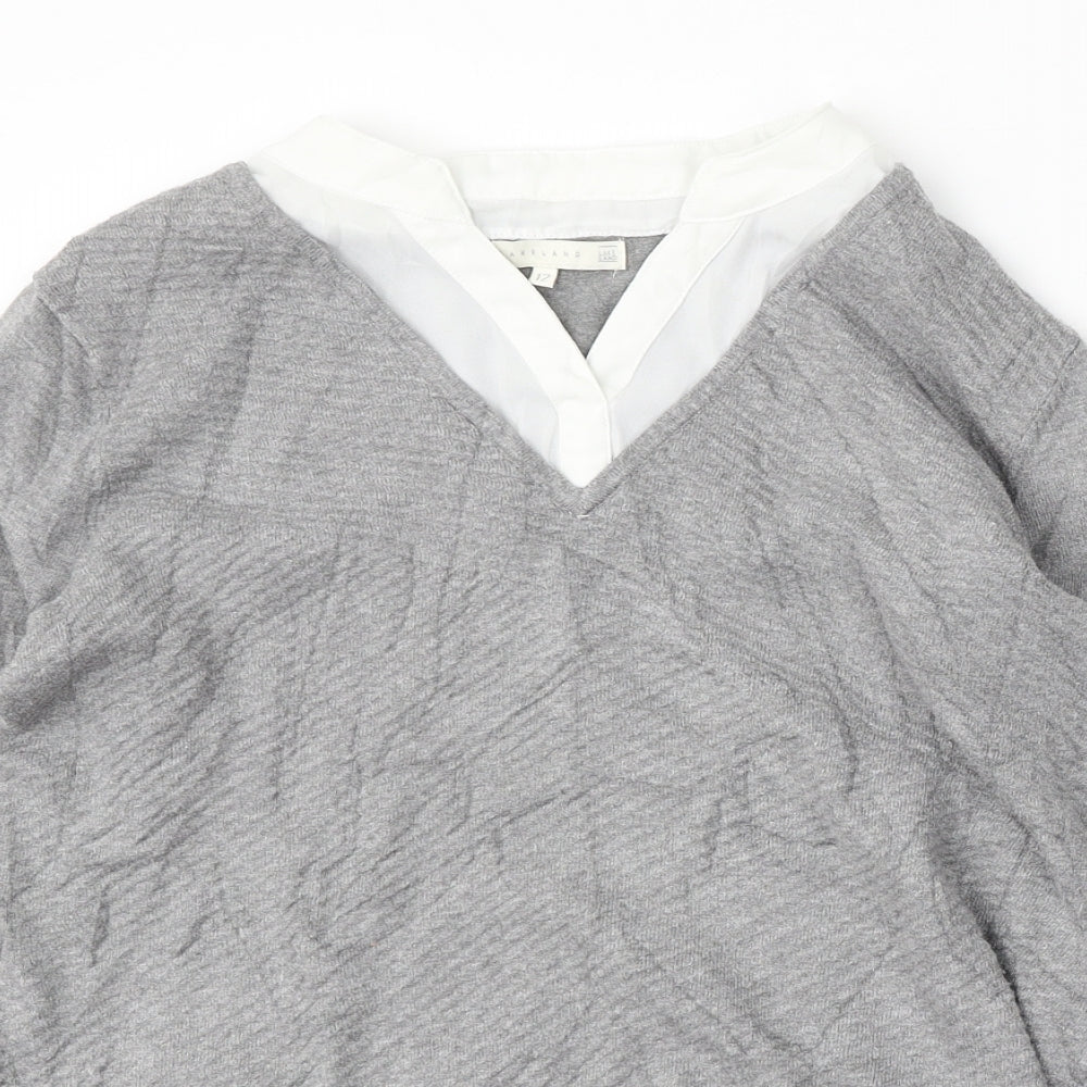 Womens UK Size 12 Lakeland Grey Pullover Jumper