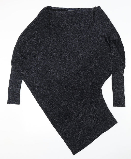 Womens UK Size S Zara Blue Pullover Jumper