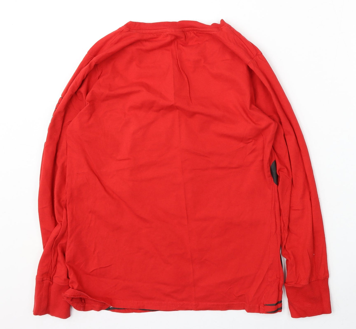 Womens UK Size M Disney Red Basic T-Shirt