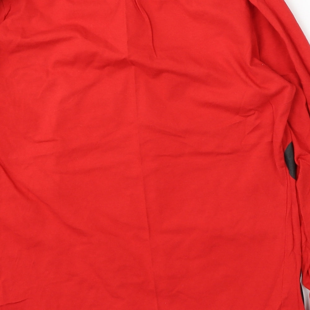 Womens UK Size M Disney Red Basic T-Shirt