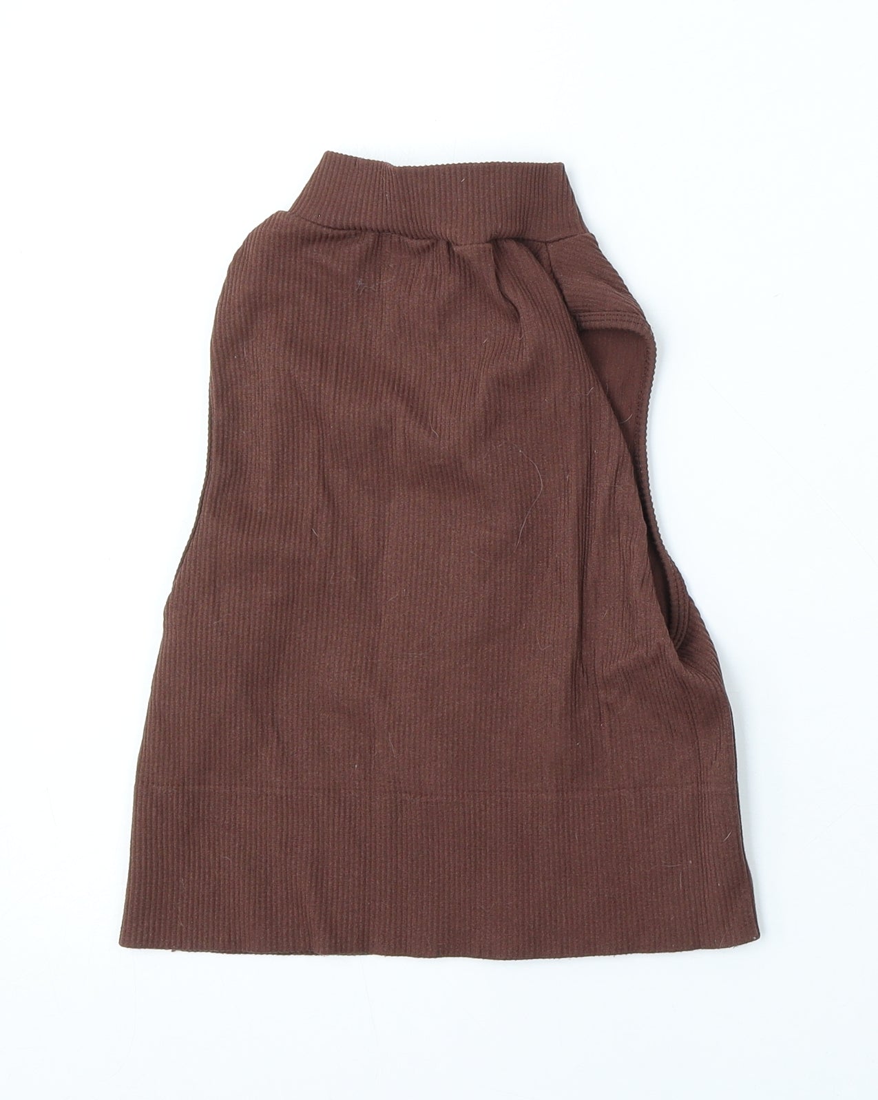 Womens UK Size L Stradivarius Brown Vest Jumper