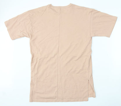 Womens UK Size 6 Topshop Pink Basic T-Shirt