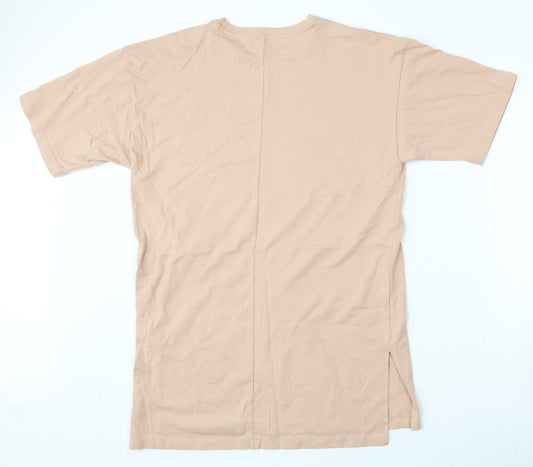 Womens UK Size 6 Topshop Pink Basic T-Shirt