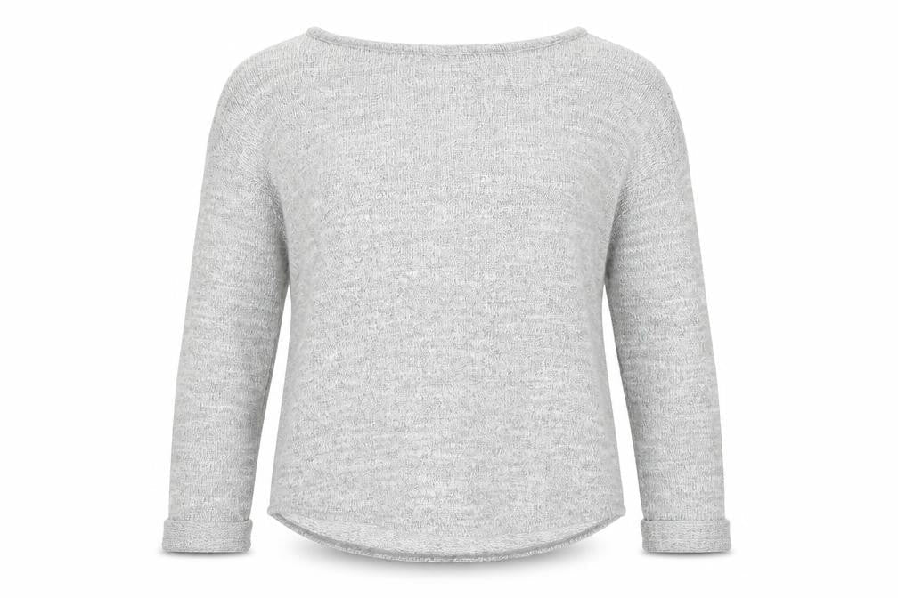 Womens UK Size 8 Topshop Grey Pullover Jumper