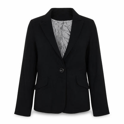 Wallis  Womens Black  Polyester Jacket Suit Jacket Size 10
