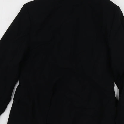 Wallis  Womens Black  Polyester Jacket Suit Jacket Size 10