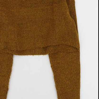 Womens UK Size S New Look Yellow Pullover Jumper