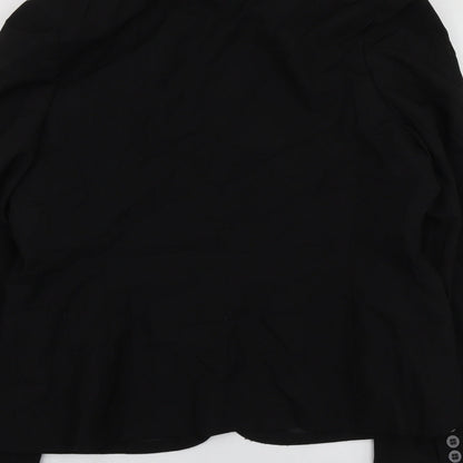Dorothy Perkins Womens Black  Polyester Jacket Suit Jacket Size 10