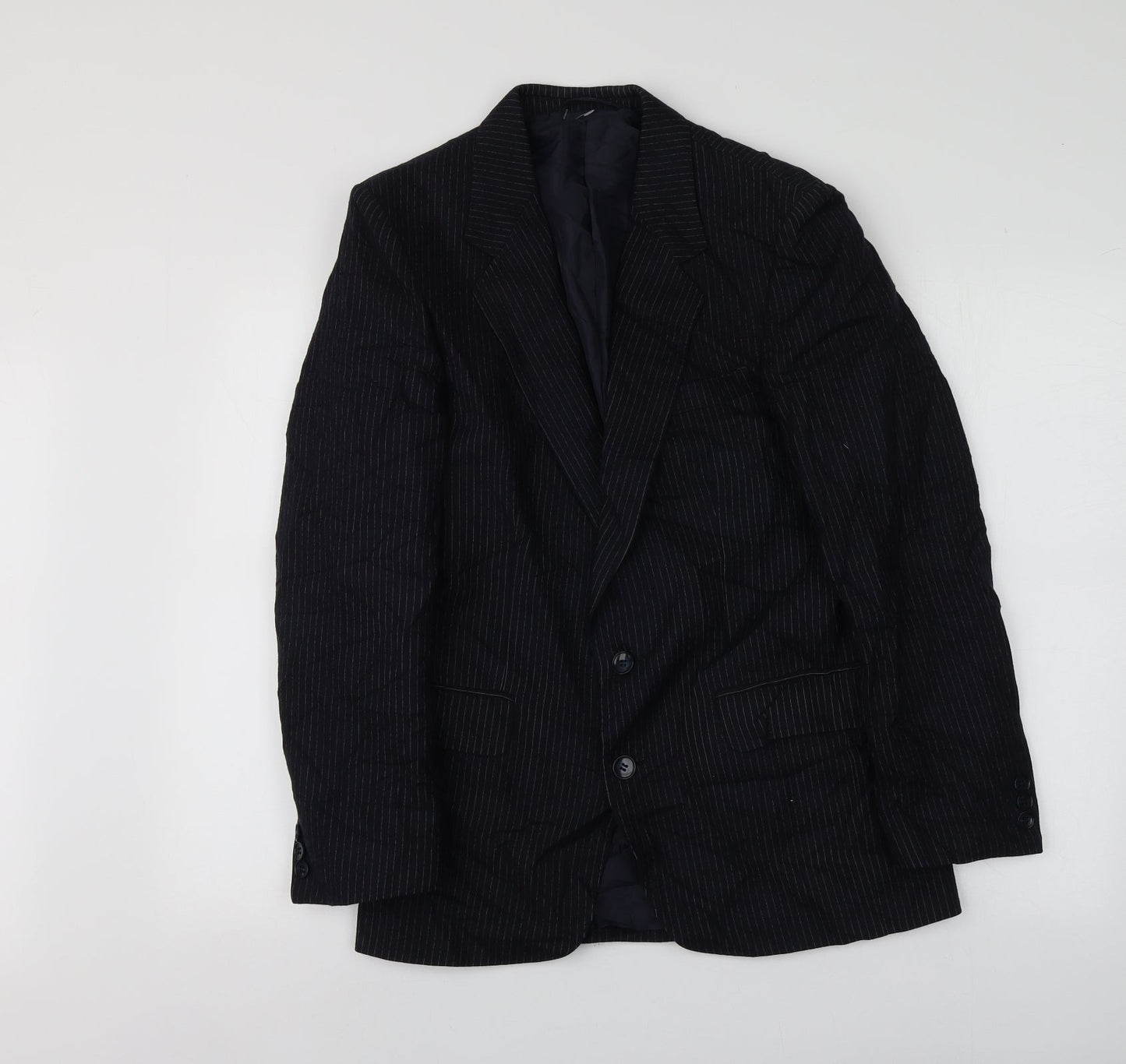 Mens UK Size 36 C&A Regular Blue Suit Jacket