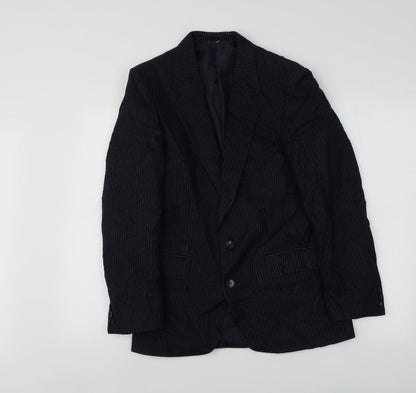 Mens UK Size 36 C&A Regular Blue Suit Jacket