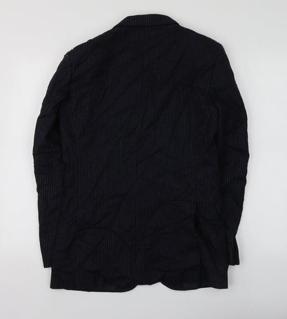 Mens UK Size 36 C&A Regular Blue Suit Jacket