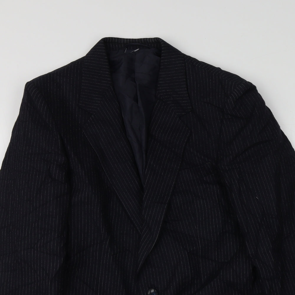 Mens UK Size 36 C&A Regular Blue Suit Jacket