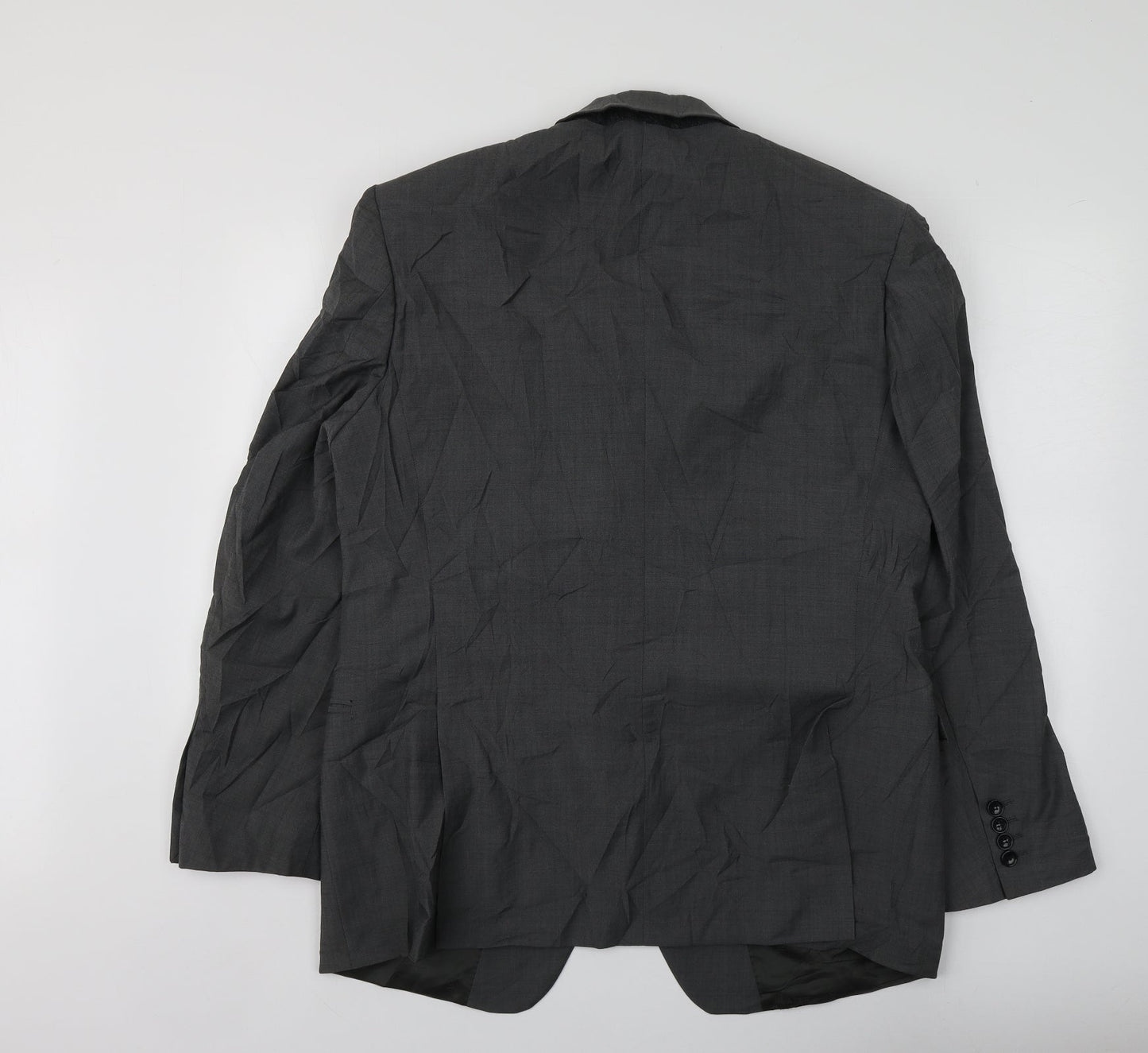 Mens UK Size M Blazer Regular Grey Suit Jacket