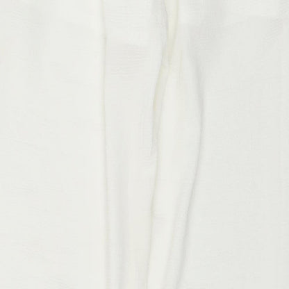 Womens UK Size 8 Glamorous Regular Fit Harem White Trousers