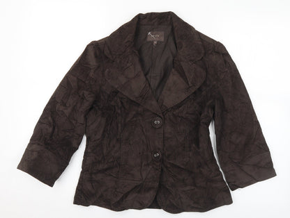 Womens UK Size 10 Marks and Spencer Brown Jacket