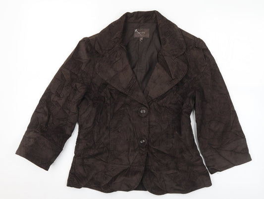 Womens UK Size 10 Marks and Spencer Brown Jacket
