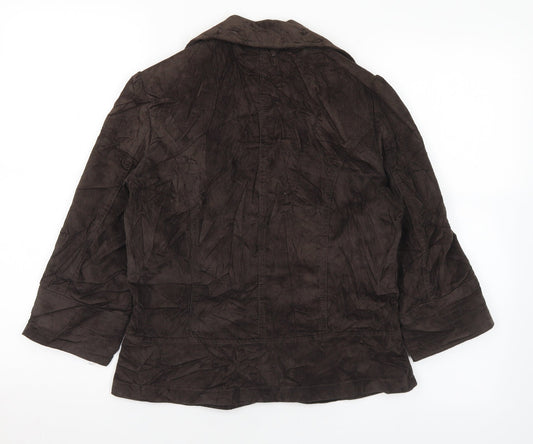 Womens UK Size 10 Marks and Spencer Brown Jacket