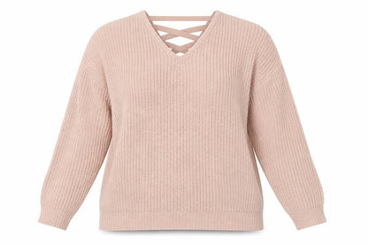 Womens UK Size S Peacocks Pink Pullover Jumper