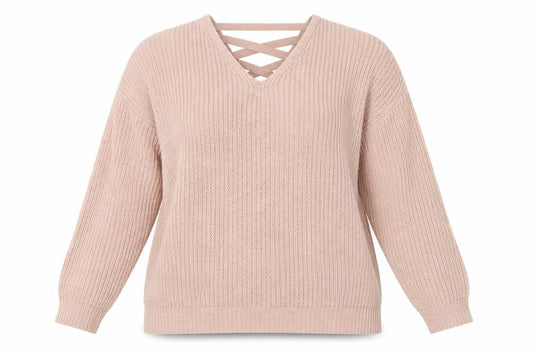 Womens UK Size S Peacocks Pink Pullover Jumper