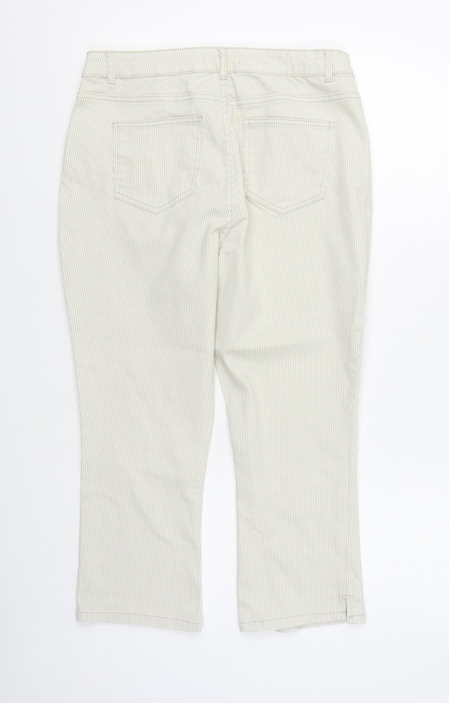 Womens UK Size 14 Dunnes Stores Regular Fit  Beige Trousers