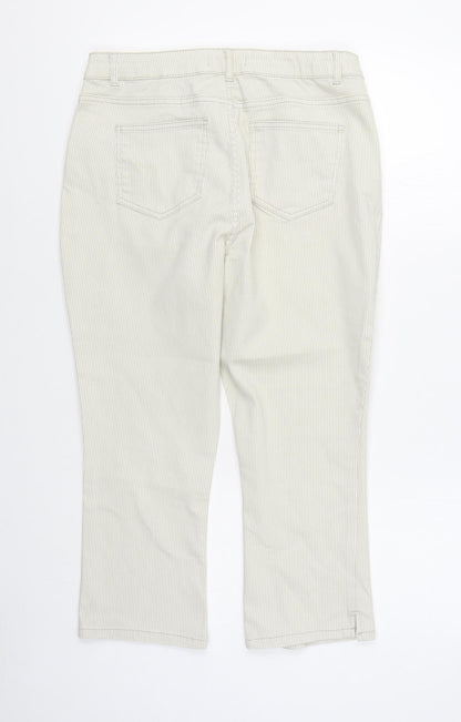 Womens UK Size 14 Dunnes Stores Regular Fit  Beige Trousers