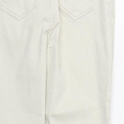 Womens UK Size 14 Dunnes Stores Regular Fit  Beige Trousers